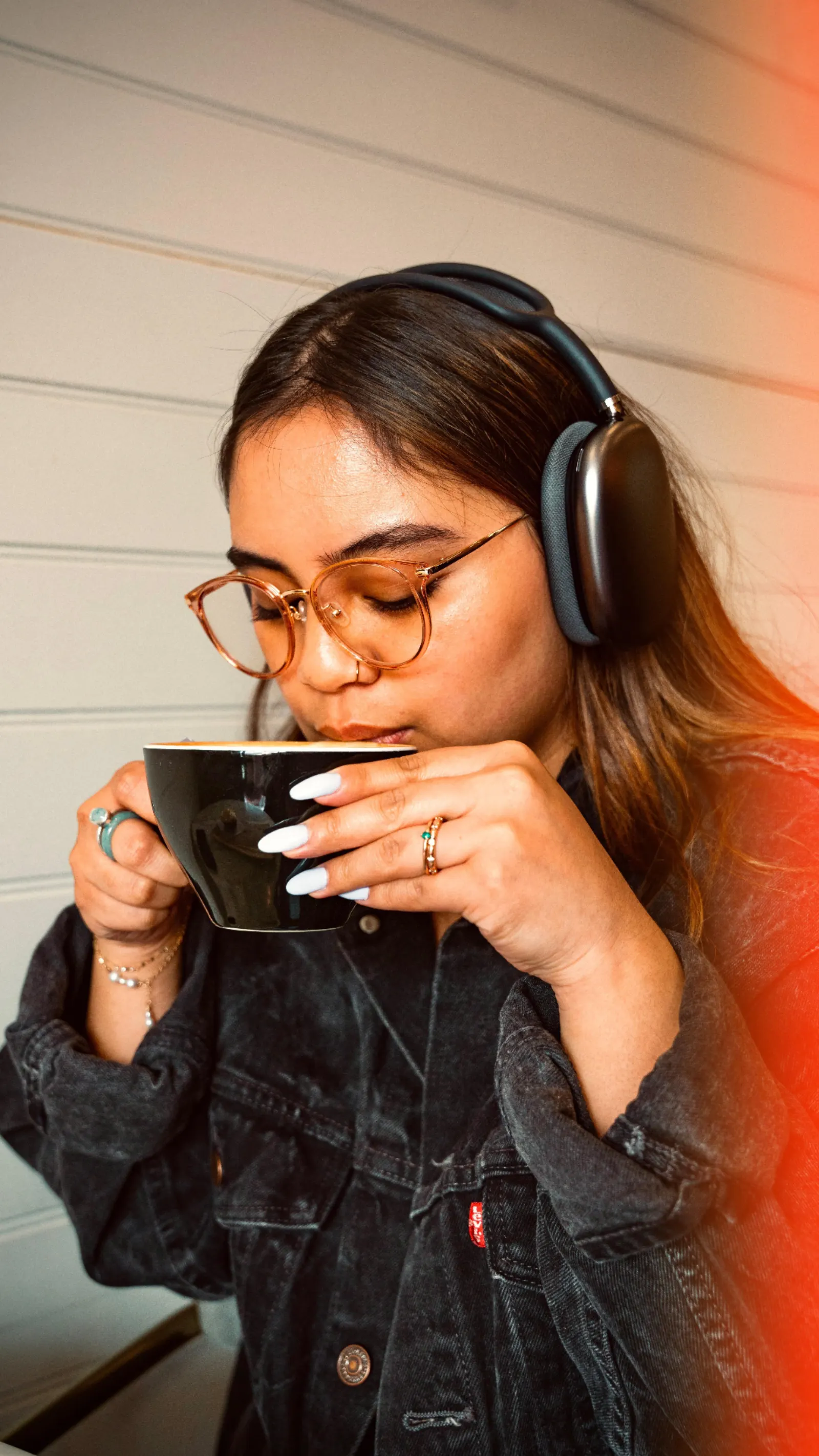 Cross X Agency Las Vegas cozy brand content shoot for Take It Easy Roasters coffee