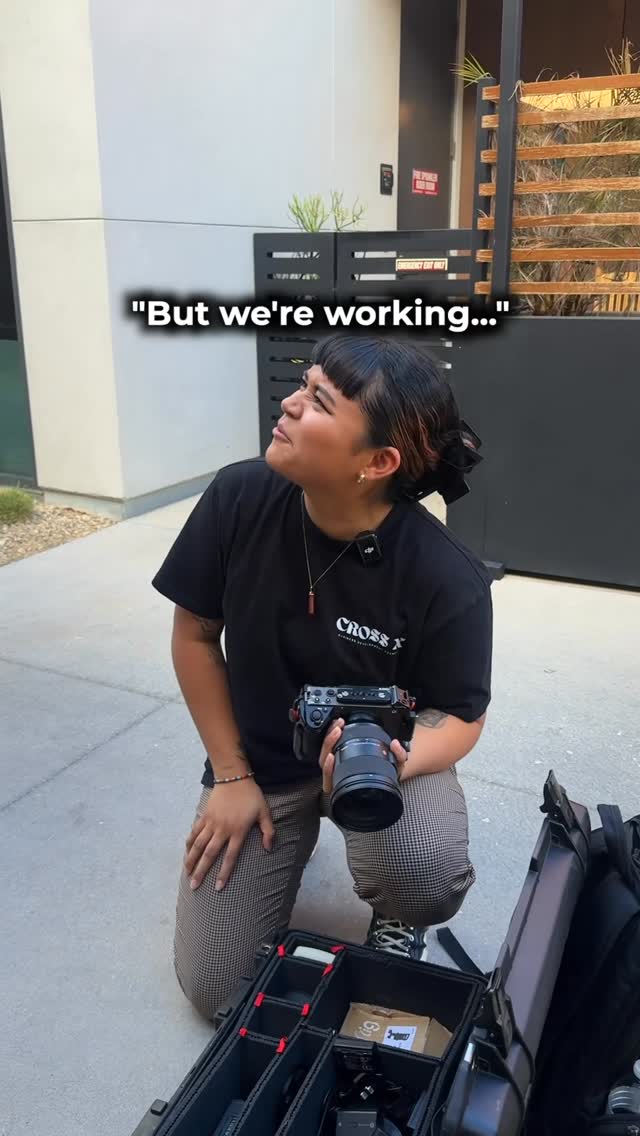 Behind the shoot with the Cross X Agency Las Vegas content and video production team