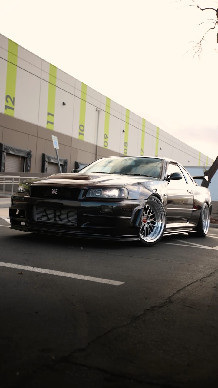 Cross X Agency Las Vegas cinematic automotive video production: Nissan Skyline R34