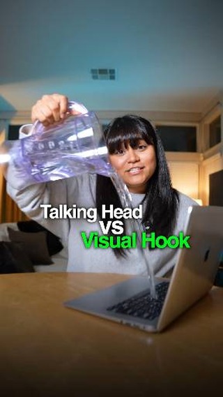 Cross X Agency Las Vegas short-form content: talking head vs. visual hook social video