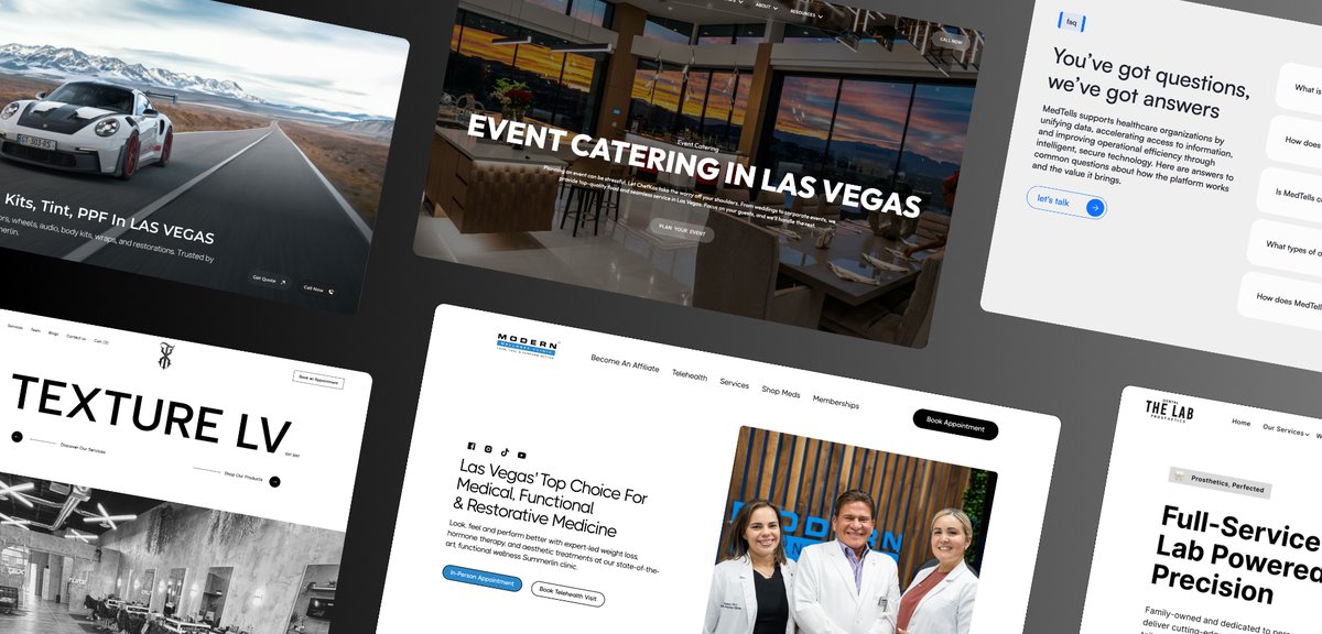 Custom website built by Cross X Agency for a growing business